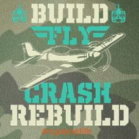 Build Fly Crash Rebuild RC Airplane Pilot RC Plane Legacy Tie Dye Trucker Hat