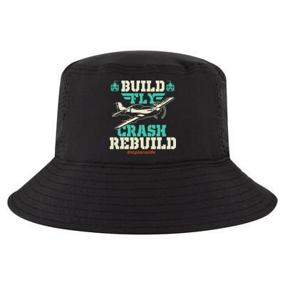 Build Fly Crash Rebuild RC Airplane Pilot RC Plane Cool Comfort Performance Bucket Hat
