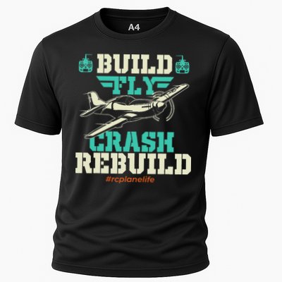 Build Fly Crash Rebuild RC Airplane Pilot RC Plane Performance Shirt