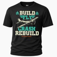 Build Fly Crash Rebuild RC Airplane Pilot RC Plane Performance Shirt