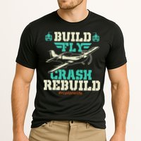 Build Fly Crash Rebuild RC Airplane Pilot RC Plane Performance Shirt