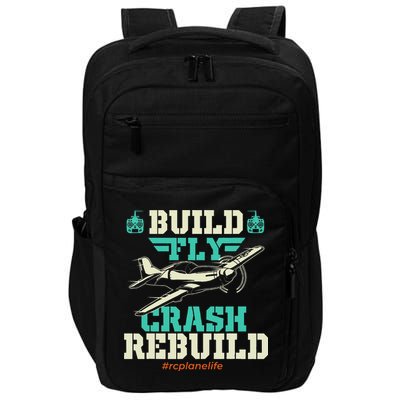 Build Fly Crash Rebuild RC Airplane Pilot RC Plane Impact Tech Backpack