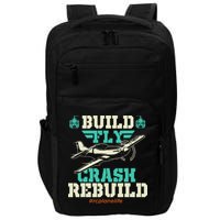 Build Fly Crash Rebuild RC Airplane Pilot RC Plane Impact Tech Backpack