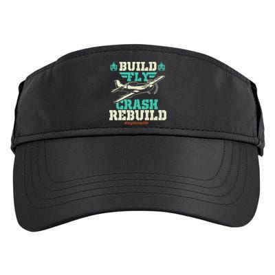 Build Fly Crash Rebuild RC Airplane Pilot RC Plane Adult Drive Performance Visor