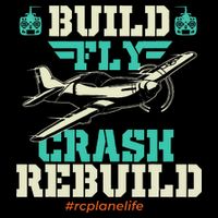 Build Fly Crash Rebuild RC Airplane Pilot RC Plane Drawstring Bag