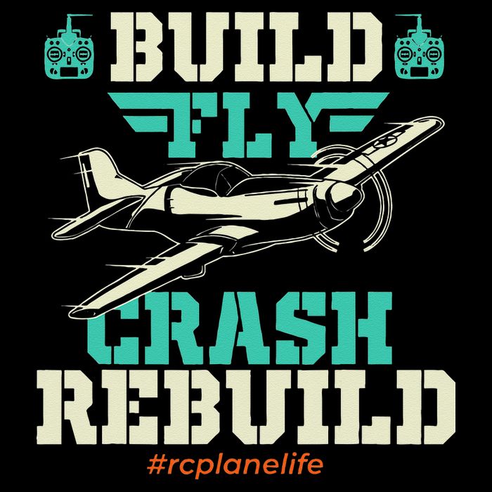 Build Fly Crash Rebuild RC Airplane Pilot RC Plane Drawstring Bag