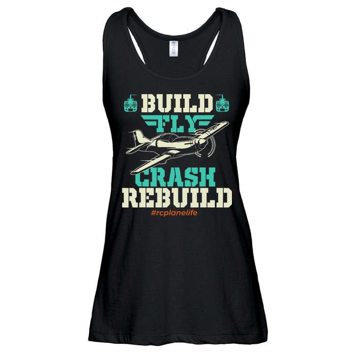 Build Fly Crash Rebuild RC Airplane Pilot RC Plane Ladies Essential Flowy Tank