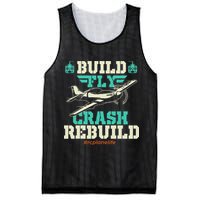 Build Fly Crash Rebuild RC Airplane Pilot RC Plane Mesh Reversible Basketball Jersey Tank