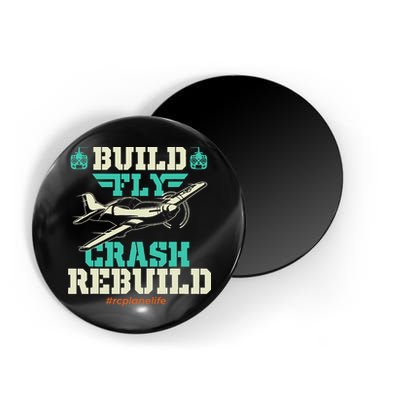 Build Fly Crash Rebuild RC Airplane Pilot RC Plane Magnet