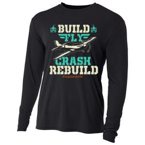 Build Fly Crash Rebuild RC Airplane Pilot RC Plane Cooling Performance Long Sleeve Crew