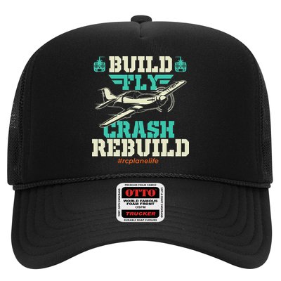 Build Fly Crash Rebuild RC Airplane Pilot RC Plane Trucker Hat