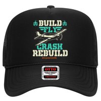 Build Fly Crash Rebuild RC Airplane Pilot RC Plane Trucker Hat