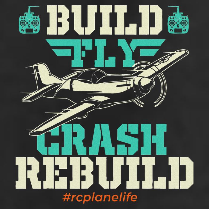 Build Fly Crash Rebuild RC Airplane Pilot RC Plane Trucker Hat