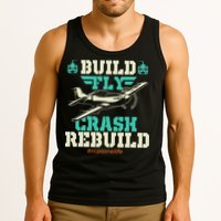 Build Fly Crash Rebuild RC Airplane Pilot RC Plane Tank Top