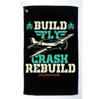 Build Fly Crash Rebuild RC Airplane Pilot RC Plane Golf Towel