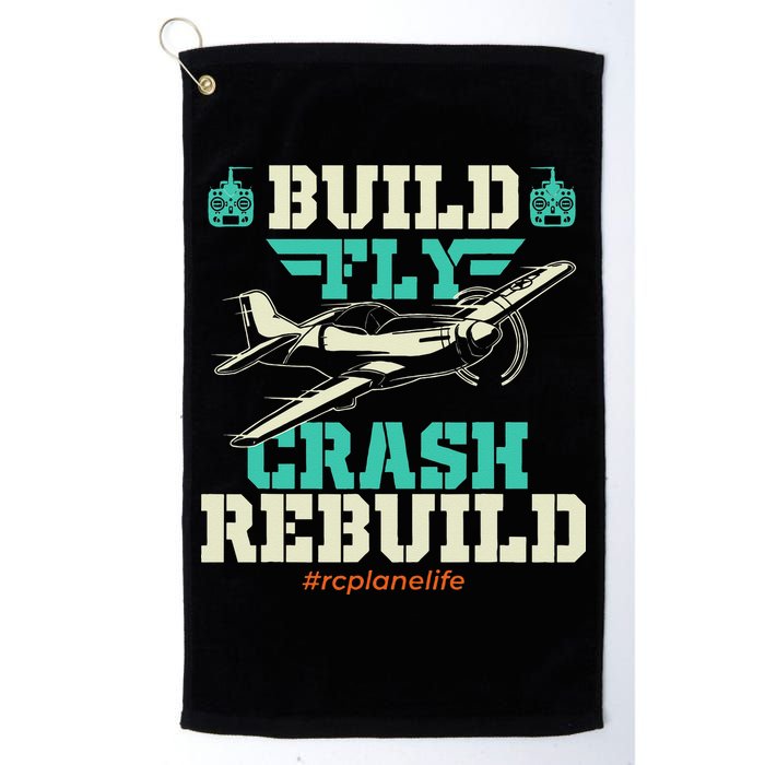 Build Fly Crash Rebuild RC Airplane Pilot RC Plane Golf Towel
