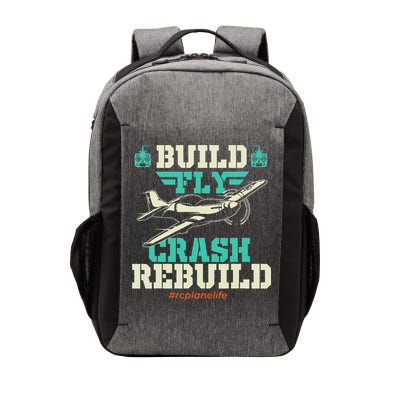 Build Fly Crash Rebuild RC Airplane Pilot RC Plane Vector Backpack