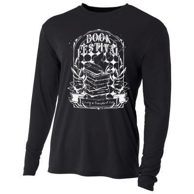 Book Festival Comfort Colors Garment Dyed Heavyweight Cooling Performance Long Sleeve Crew