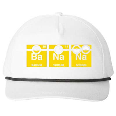 Banana Funny Chemistry Snapback Five-Panel Rope Hat