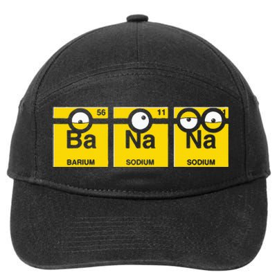 Banana Funny Chemistry 7-Panel Snapback Hat