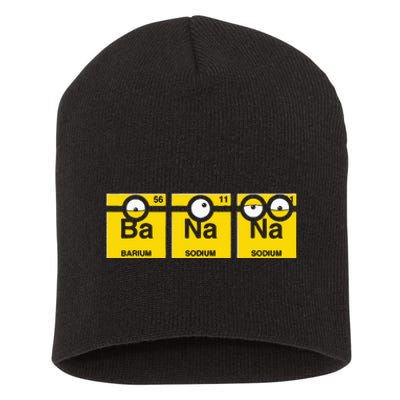 Banana Funny Chemistry Short Acrylic Beanie