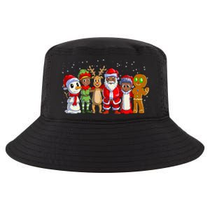 Black Family Christmas Afro African American Santa Xmas Cool Comfort Performance Bucket Hat