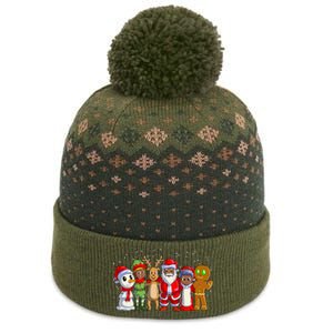 Black Family Christmas Afro African American Santa Xmas The Baniff Cuffed Pom Beanie