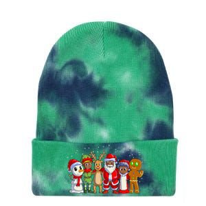 Black Family Christmas Afro African American Santa Xmas Tie Dye 12in Knit Beanie