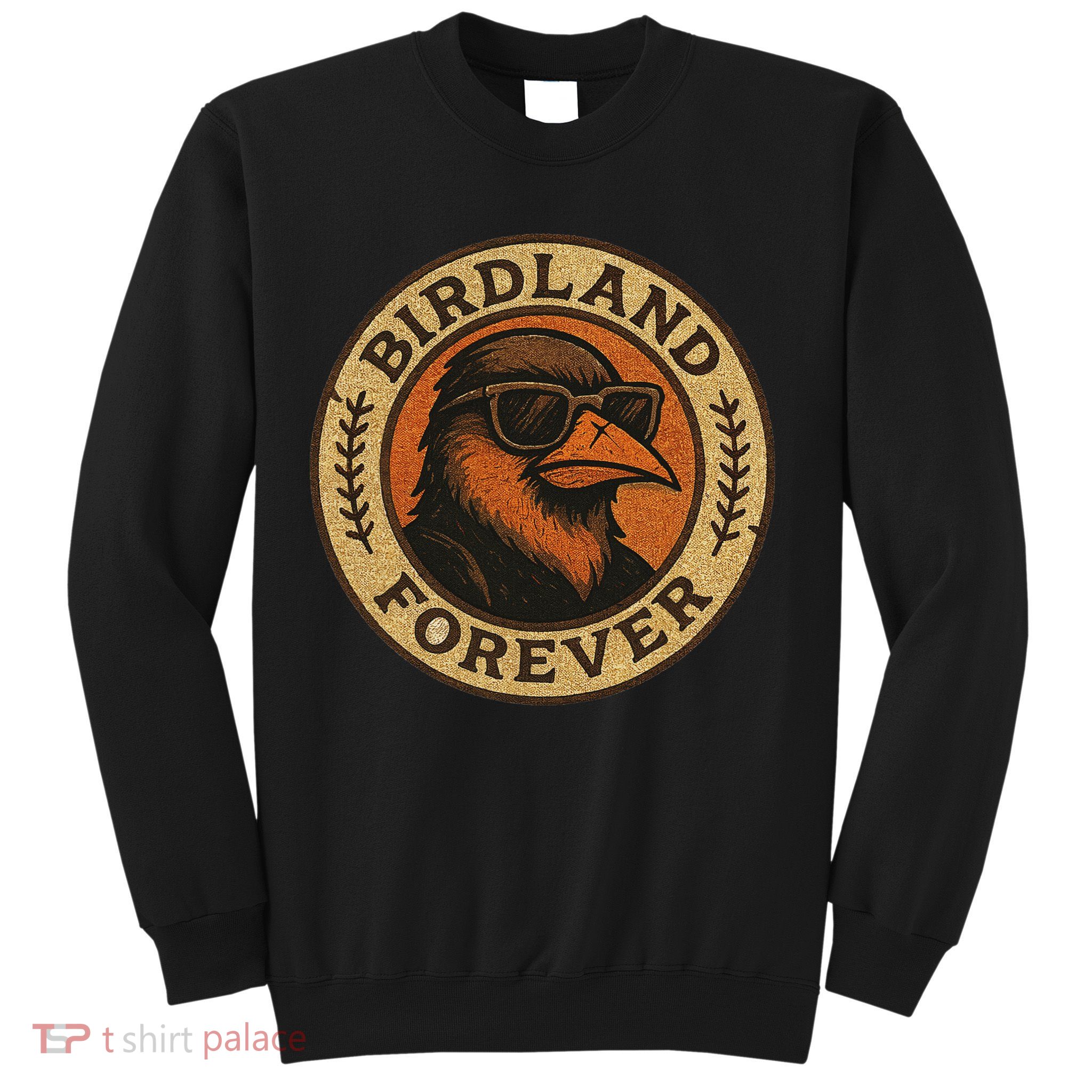 Birdland Forever Cool Retro Oriole Gift For Women Sweatshirt