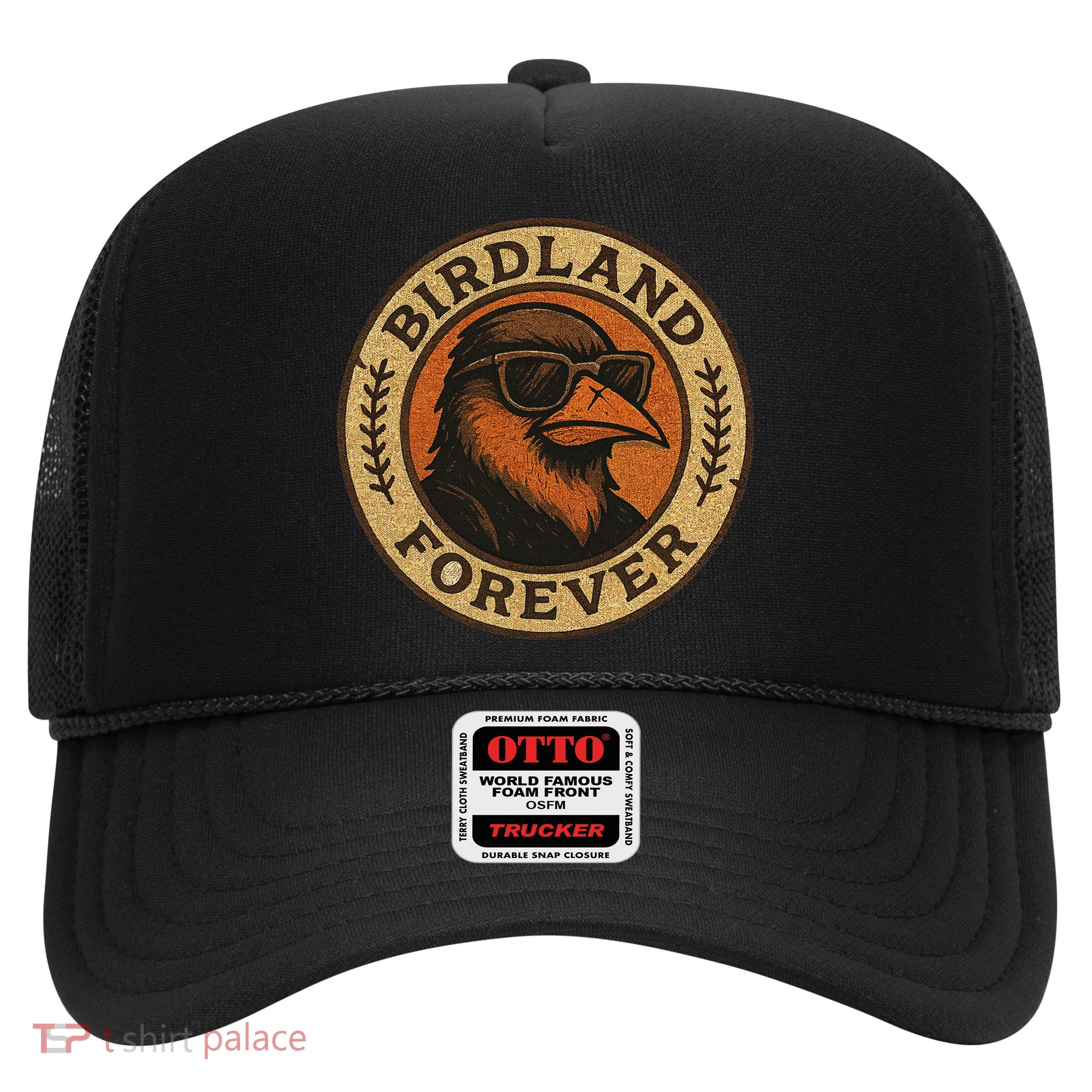 Birdland Forever Cool Retro Oriole Gift For Women Trucker Hat