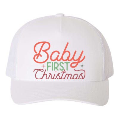 Baby First Christmas Yupoong Adult 5-Panel Trucker Hat