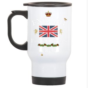 British Family Christmas Crew Union Jack Flag United Kingdom Cool Gift Stainless Steel Travel Mug