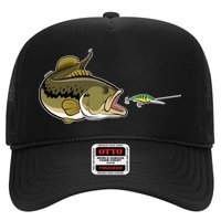 Bass Fish Chasing Lure Hook Fishing Fan Trucker Hat