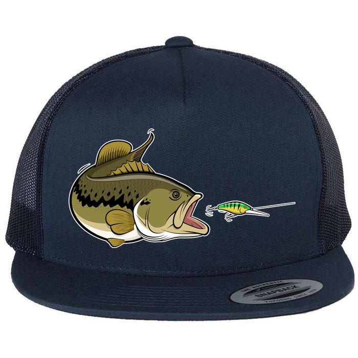 Bass Fish Chasing Lure Hook Fishing Fan Flatbill Hat