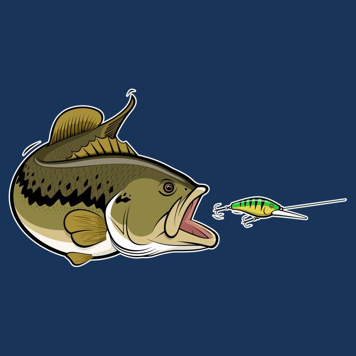 Bass Fish Chasing Lure Hook Fishing Fan Flatbill Hat
