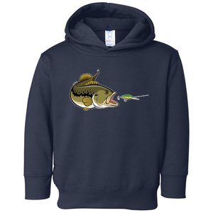 Bass Fish Chasing Lure Hook Fishing Fan Toddler Hoodie