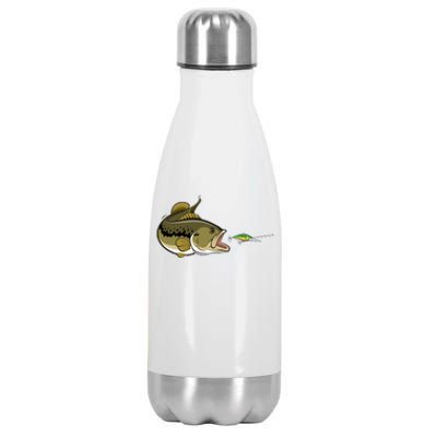 Bass Fish Chasing Lure Hook Fishing Fan Stainless Steel Insulated Water Bottle