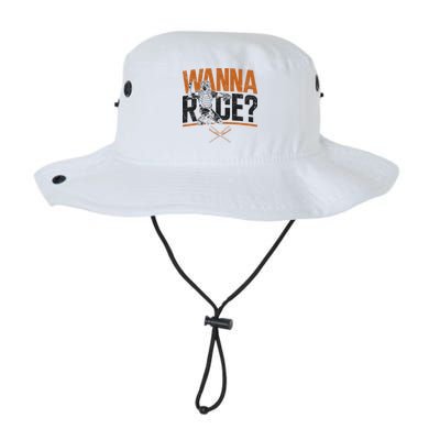 Baseball Fan Catcher Vintage Wanna Race Bucket Hat