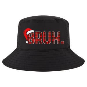 Bruh Funny Christmas Plaid Ns Xmas Pajamas Cool Comfort Performance Bucket Hat