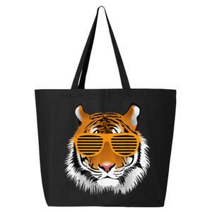 Birthday for Cool Tiger Striped Animal Theme Part 25L Jumbo Tote