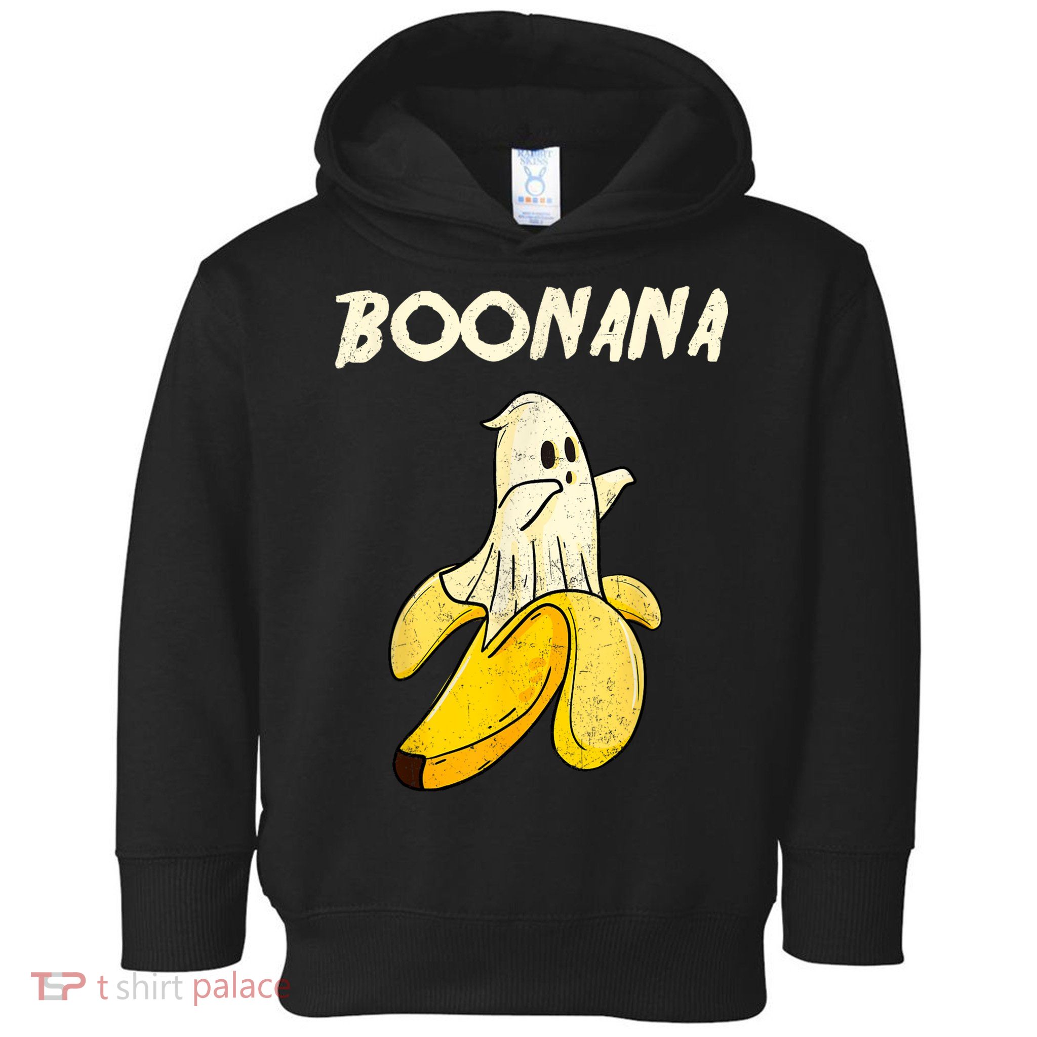 Boonana Funny Cute Banana Ghost Halloween Banana Lover Gifts Toddler Hoodie
