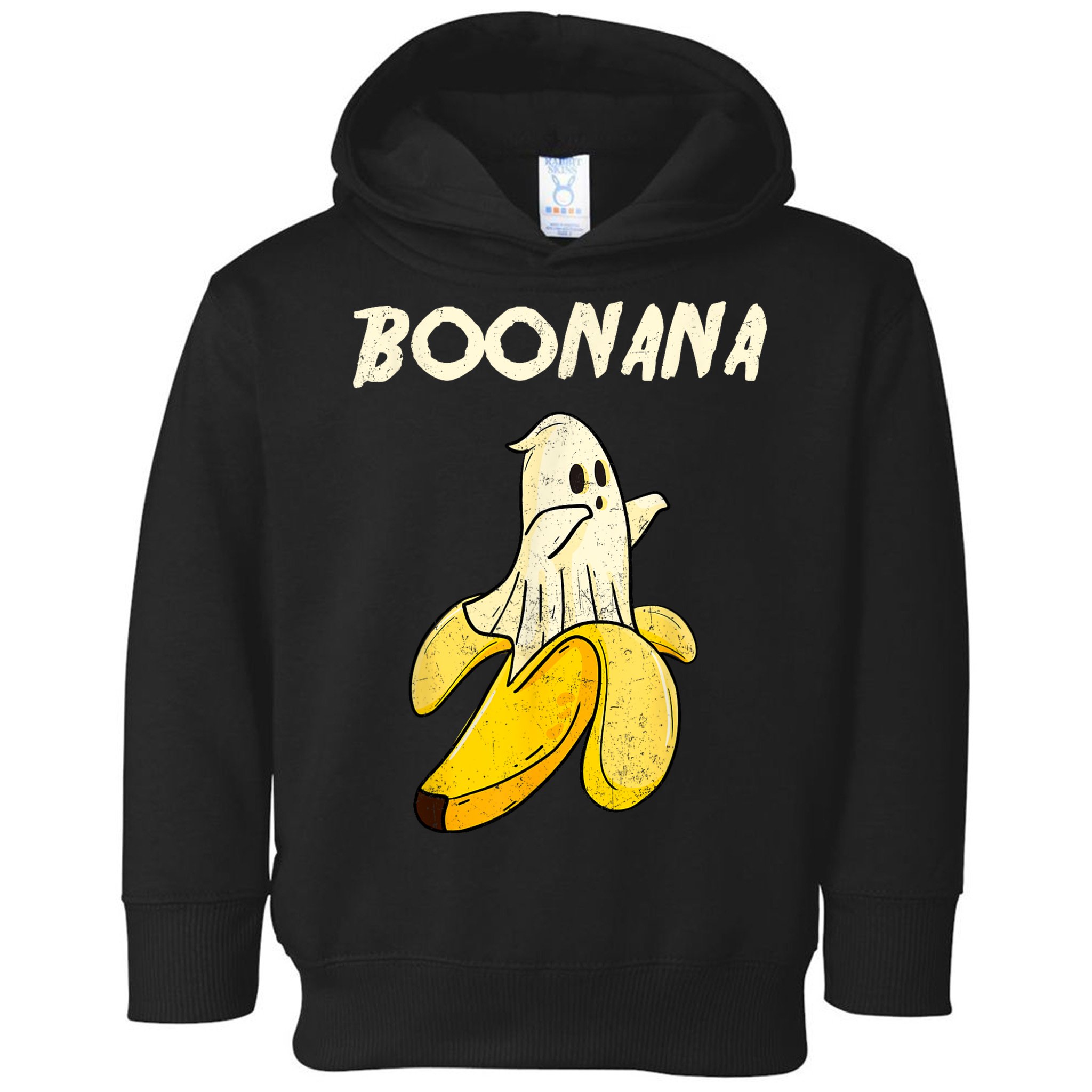 Boonana Funny Cute Banana Ghost Halloween Banana Lover Gifts Toddler Hoodie