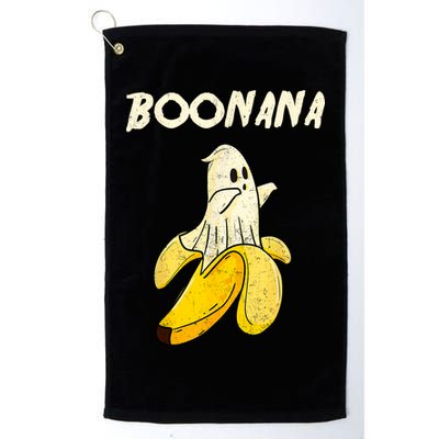Boonana Funny Cute Banana Ghost Halloween Banana Lover Gifts Golf Towel