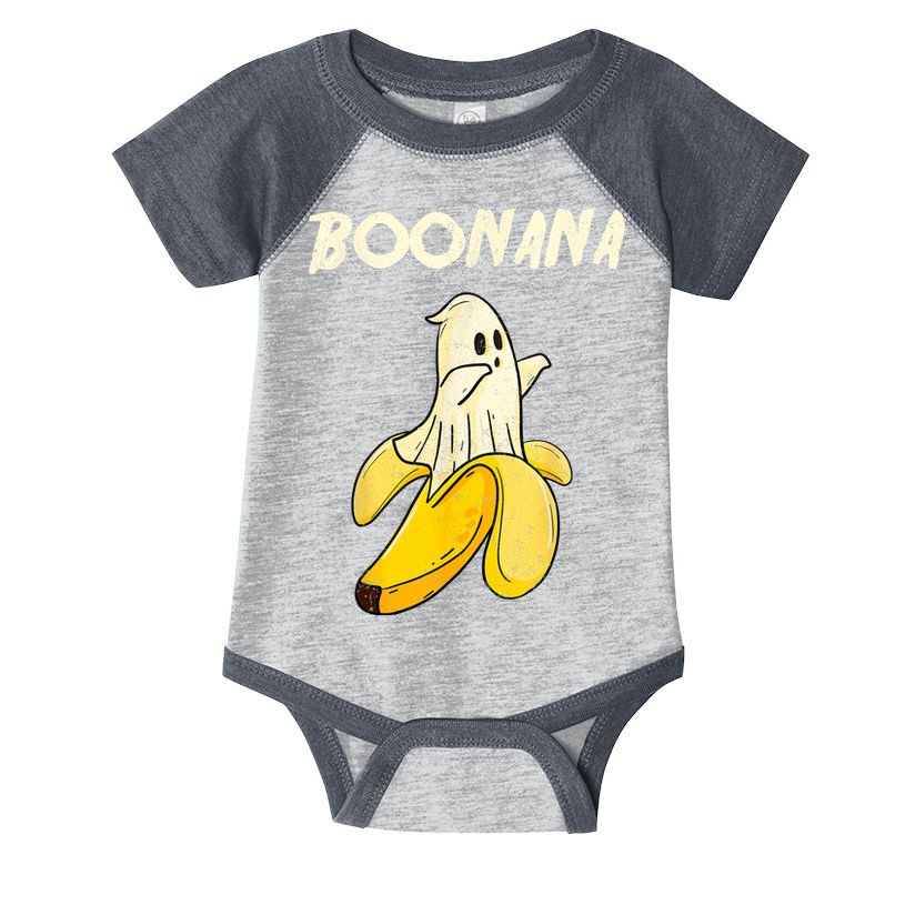 Boonana Funny Cute Banana Ghost Halloween Banana Lover Gifts Infant Baby Jersey Bodysuit