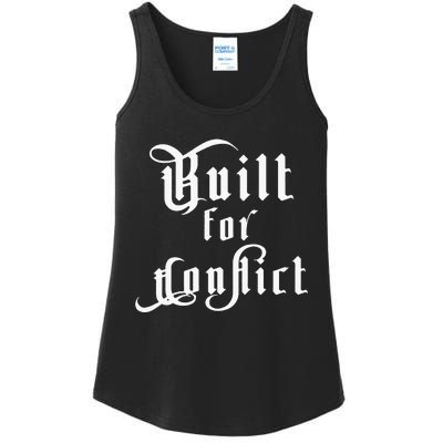 Built For Conflict Resilience Strong Quote Ladies Essential Tank