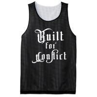 Built For Conflict Resilience Strong Quote Mesh Reversible Basketball Jersey Tank