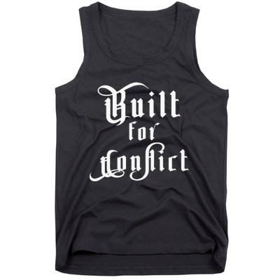 Built For Conflict Resilience Strong Quote Tank Top