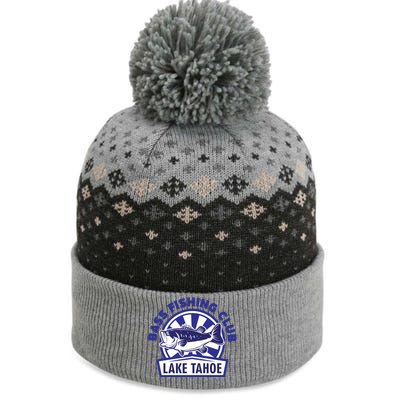 Bass Fishing Club Lake Tahoe The Baniff Cuffed Pom Beanie