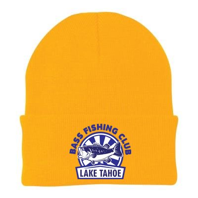 Bass Fishing Club Lake Tahoe Knit Cap Winter Beanie