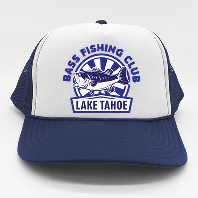 Bass Fishing Club Lake Tahoe Trucker Hat